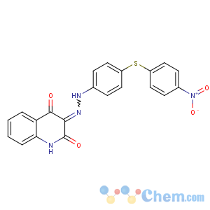 CAS No:6300-45-4 2(1H)-Quinolinone,4-hydroxy-3-[2-[4-[(4-nitrophenyl)thio]phenyl]diazenyl]-