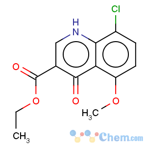 CAS No:63010-41-3 ethyl 8-chloro-4-hydroxy-5-methoxy-quinoline-3-carboxylate