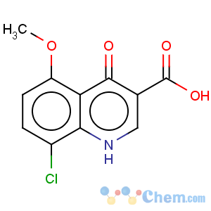 CAS No:63010-42-4 8-chloro-4-hydroxy-5-methoxy-quinoline-3-carboxylic acid