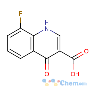 CAS No:63010-70-8 8-fluoro-4-oxo-1H-quinoline-3-carboxylic acid