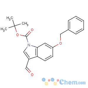 CAS No:630110-71-3 tert-butyl 3-formyl-6-phenylmethoxyindole-1-carboxylate