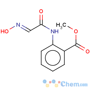 CAS No:63016-87-5 Benzoic acid,2-[[2-(hydroxyimino)acetyl]amino]-, methyl ester