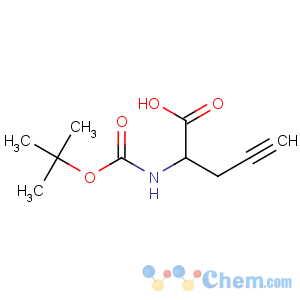 CAS No:63039-48-5 (2S)-2-[(2-methylpropan-2-yl)oxycarbonylamino]pent-4-ynoic acid