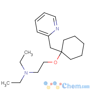 CAS No:6308-70-9 Ethanamine,N,N-diethyl-2-[[1-(2-pyridinylmethyl)cyclohexyl]oxy]-