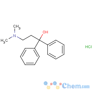 CAS No:6309-39-3 Benzhydrol, alpha-(2-(dimethylamino)ethyl)-, hydrochloride