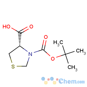 CAS No:63091-82-7 3,4-Thiazolidinedicarboxylicacid, 3-(1,1-dimethylethyl) ester, (4S)-