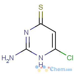 CAS No:6310-02-7 4(1H)-Pyrimidinethione,2-amino-6-chloro-