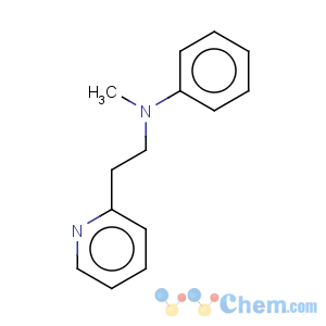 CAS No:6312-26-1 N-methyl-N-(2-pyridin-2-ylethyl)aniline