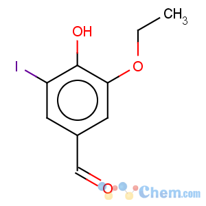 CAS No:6312-82-9 Benzaldehyde,3-ethoxy-4-hydroxy-5-iodo-