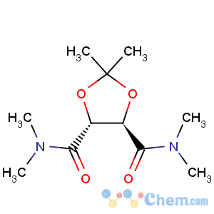 CAS No:63126-29-4 1,3-Dioxolane-4,5-dicarboxamide,N4,N4,N5,N5,2,2-hexamethyl-, (4R,5R)-