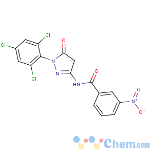 CAS No:63134-25-8 3-nitro-N-[5-oxo-1-(2,4,6-trichlorophenyl)-4H-pyrazol-3-yl]benzamide
