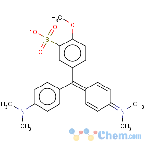 CAS No:63148-81-2 Methanaminium,N-[4-[[4-(dimethylamino)phenyl](4-methoxy-3-sulfophenyl)methylene]-2,5-cyclohexadien-1-ylidene]-N-methyl-,inner salt