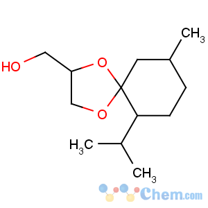 CAS No:63187-91-7 (9-methyl-6-propan-2-yl-1,4-dioxaspiro[4.5]decan-3-yl)methanol