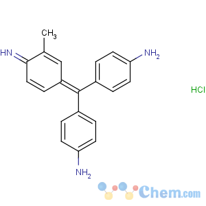 CAS No:632-99-5 4-[(4-aminophenyl)-(4-imino-3-methylcyclohexa-2,<br />5-dien-1-ylidene)methyl]aniline