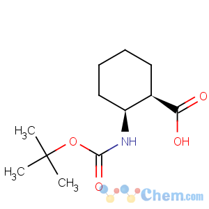 CAS No:63216-49-9 Cyclohexanecarboxylicacid, 2-[[(1,1-dimethylethoxy)carbonyl]amino]-, (1R,2S)-rel-