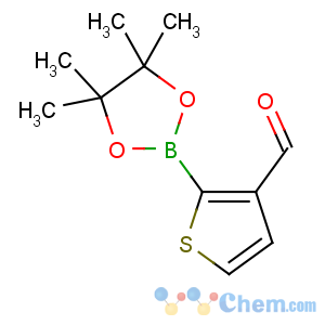 CAS No:632325-55-4 2-(4,4,5,5-tetramethyl-1,3,2-dioxaborolan-2-yl)thiophene-3-carbaldehyde