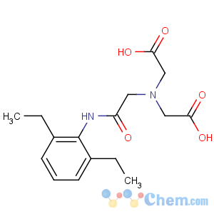 CAS No:63245-28-3 2-[carboxymethyl-[2-(2,6-diethylanilino)-2-oxoethyl]amino]acetic acid