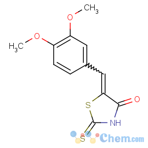 CAS No:6326-74-5 4-Thiazolidinone,5-[(3,4-dimethoxyphenyl)methylene]-2-thioxo-