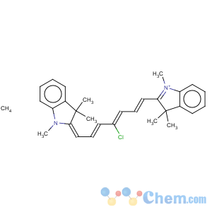 CAS No:63269-72-7 2-[7'-((1''-methyl-3'',3''-dimethylindolin-2''-ylidene)-4-chloro)-1',3',5'-heptatrien-1'-yl]-1-methyl-3,3-dimethylindolinium borfluoride