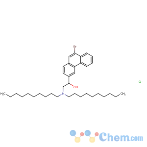CAS No:6328-12-7 3-Phenanthrenemethanol,9-bromo-a-[(didecylamino)methyl]-,hydrochloride (1:1)