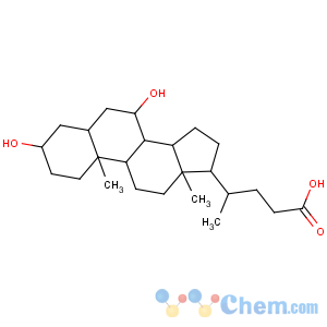CAS No:63296-46-8 (4R)-4-[(3R,5S,7S,8R,9S,10S,13R,17R)-3,7-dihydroxy-10,13-dimethyl-2,3,4,<br />5,6,7,8,9,11,12,14,15,16,<br />17-tetradecahydro-1H-cyclopenta[a]phenanthren-17-yl]pentanoic acid