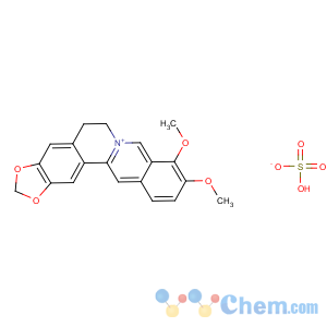 CAS No:633-66-9 Berberine hydrogen sulphate