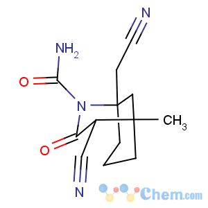 CAS No:6331-38-0 2-Azabicyclo[3.3.1]nonane-2-carboxamide,4-cyano-1-(cyanomethyl)-5-methyl-3-oxo-