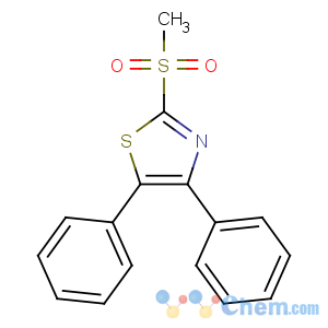 CAS No:63318-84-3 2-methylsulfonyl-4,5-diphenyl-1,3-thiazole
