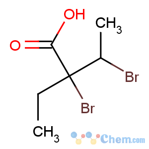 CAS No:6335-72-4 Butanoic acid,2,3-dibromo-2-ethyl-