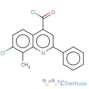 CAS No:6338-22-3 7-chloro-8-methyl-2-phenylquinoline-4-carbonyl chloride