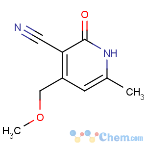 CAS No:6339-38-4 4-(methoxymethyl)-6-methyl-2-oxo-1H-pyridine-3-carbonitrile