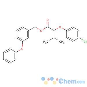 CAS No:63402-73-3 Butanoicacid, 2-(4-chlorophenoxy)-3-methyl-, (3-phenoxyphenyl)methyl ester