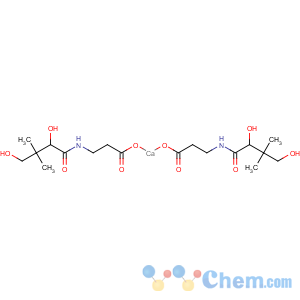 CAS No:63409-48-3 b-Alanine,N-(2,4-dihydroxy-3,3-dimethyl-1-oxobutyl)-, calcium salt, hydrate (2:1:1)