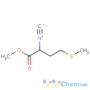 CAS No:63472-90-2 Butanoic acid,2-isocyano-4-(methylthio)-, methyl ester (9CI)