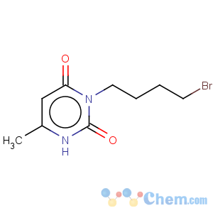 CAS No:63550-49-2 3-(4-Bromo-butyl)-6-methyl-1H-pyrimidine-2,4-dione