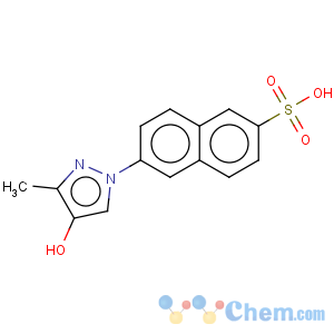CAS No:6357-97-7 6-(4-hydroxy-3-methyl-1H-pyrazol-1-yl)naphthalene-2-sulfonic acid
