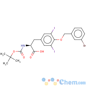 CAS No:63570-43-4 L-Tyrosine,O-[(3-bromophenyl)methyl]-N-[(1,1-dimethylethoxy)carbonyl]-3,5-diiodo-