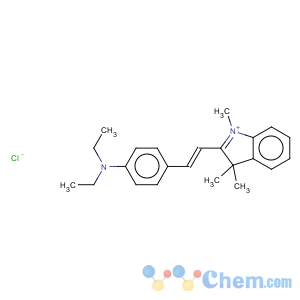CAS No:6359-45-1 3H-Indolium,2-[2-[4-(diethylamino)phenyl]ethenyl]-1,3,3-trimethyl-, chloride (1:1)