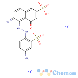 CAS No:6360-04-9 2-Naphthalenesulfonicacid, 6-amino-5-[2-(4-amino-2-sulfophenyl)diazenyl]-4-hydroxy-, sodium salt(1:2)
