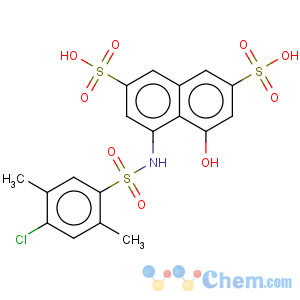 CAS No:6361-35-9 8-(2,5-dimethyl-4-chlorophenylsulfonamido)-1-naphthol-3,6-disulfonic acid