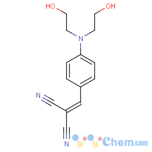 CAS No:63619-34-1 2-[[4-[bis(2-hydroxyethyl)amino]phenyl]methylidene]propanedinitrile