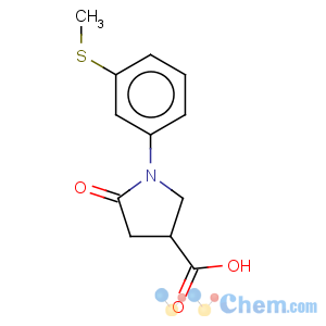 CAS No:63674-52-2 3-Pyrrolidinecarboxylicacid, 1-[3-(methylthio)phenyl]-5-oxo-