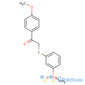 CAS No:63675-73-0 1-(4-methoxyphenyl)-2-(3-methoxyphenyl)sulfanylethanone