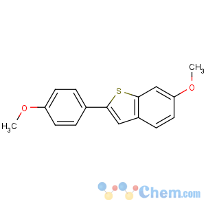 CAS No:63675-74-1 6-methoxy-2-(4-methoxyphenyl)-1-benzothiophene