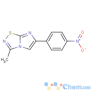 CAS No:63682-73-5 3-methyl-6-(4-nitrophenyl)imidazo[1,2-d][1,2,4]thiadiazole