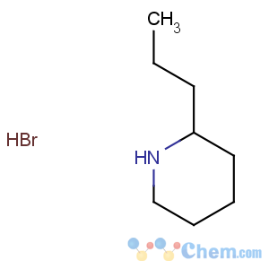 CAS No:637-49-0 Piperidine, 2-propyl-,hydrobromide (1:1), (2S)-