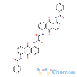 CAS No:6370-75-8 Ethanediamide,N1,N2-bis[5-(benzoylamino)-9,10-dihydro-9,10-dioxo-1-anthracenyl]-