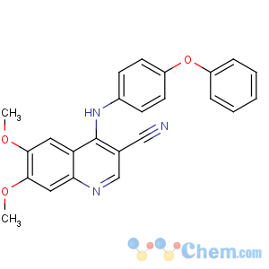 CAS No:63704-54-1 6,7-dimethoxy-4-(4-phenoxyanilino)quinoline-3-carbonitrile
