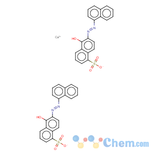 CAS No:6373-10-0 1-Naphthalenesulfonicacid, 5-hydroxy-6-[2-(1-naphthalenyl)diazenyl]-, calcium salt (2:1)
