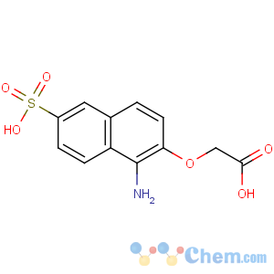 CAS No:6373-39-3 Acetic acid,2-[(1-amino-6-sulfo-2-naphthalenyl)oxy]-